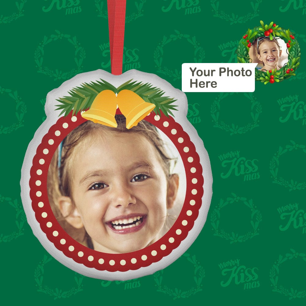 Personalised Christmas Ornament Hanging Doll Set - 3pc Custom Photo Decoration