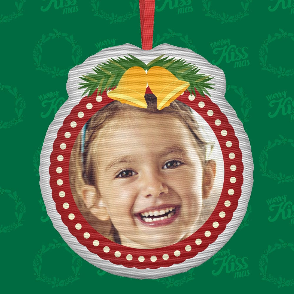 Personalised Christmas Ornament Hanging Doll Set - 3pc Custom Photo Decoration