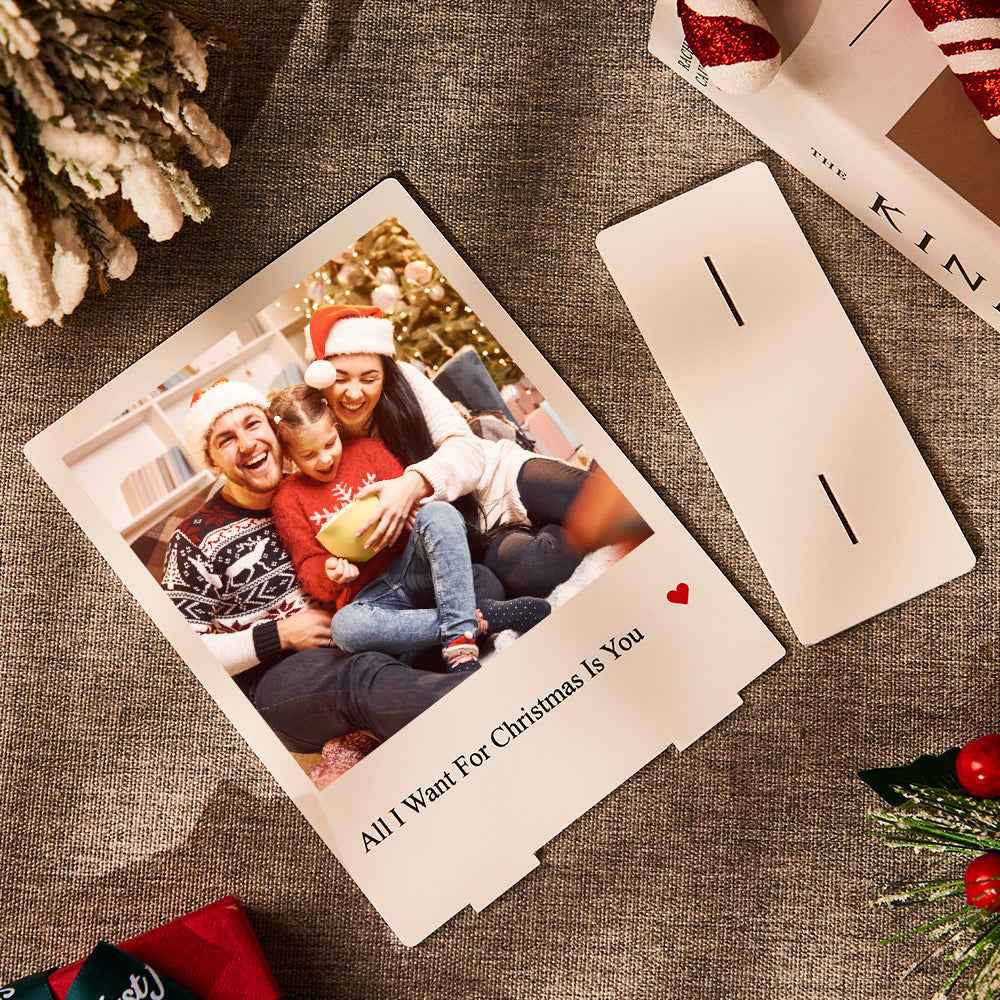 Custom Photo Engraved Ornament Family Commemorate Acrylic Gifts