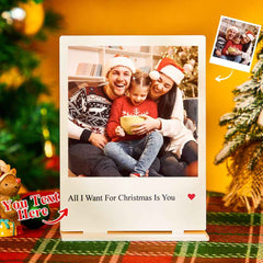 Custom Photo Engraved Ornament Family Commemorate Acrylic Gifts