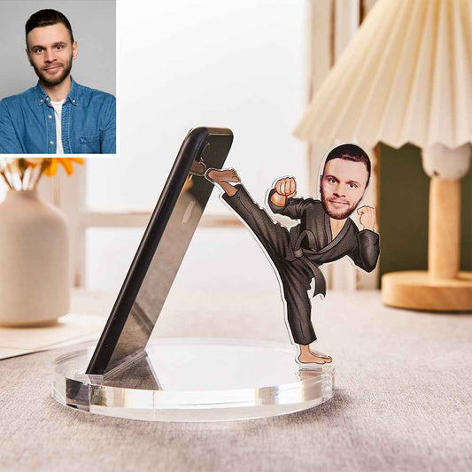 Mobile Phone Stand - Personalised Acrylic Phone Holder Stand for Car & Home