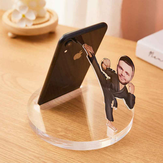 Mobile Phone Stand - Personalised Acrylic Phone Holder Stand for Car & Home