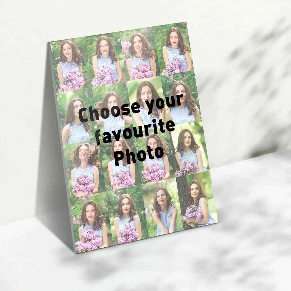 Custom MultiPhoto Plaque Custom Text