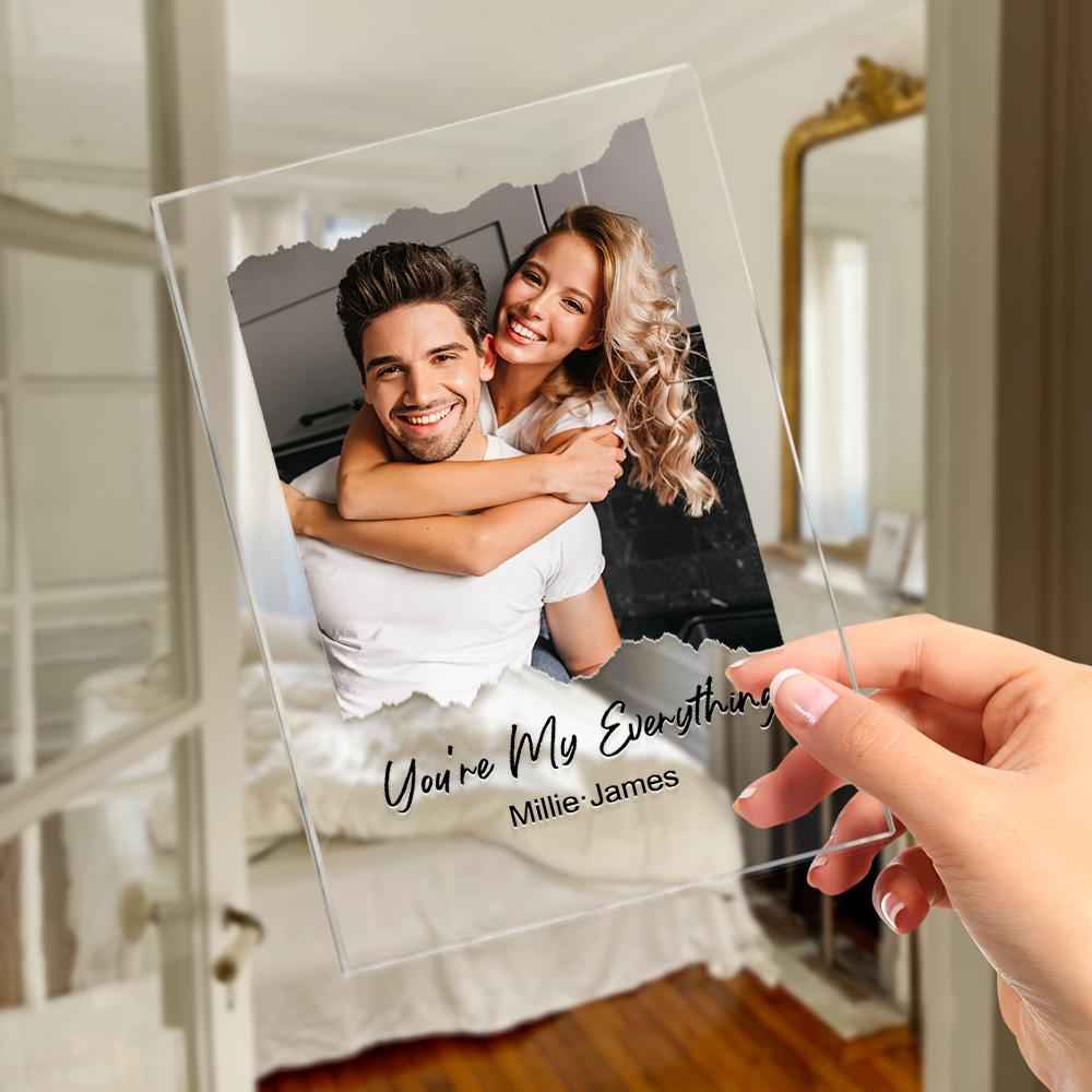 Custom Photo Plaque With Text Personalized Plaque For Lover