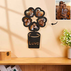 Custom Heart Photo Wall Decor Personalized Acrylic Photo Frame Wall Decoration