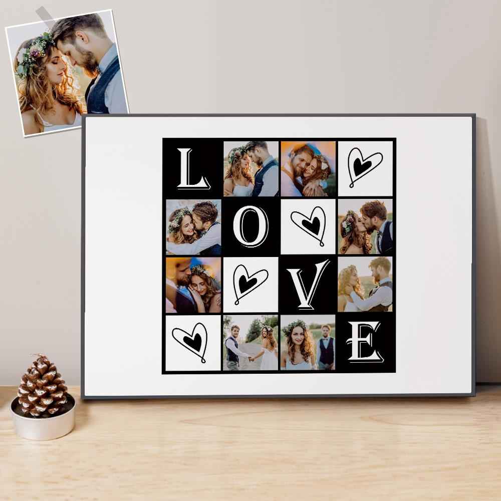 Custom Wall Art Decorative Painting Framed Gift For Couples