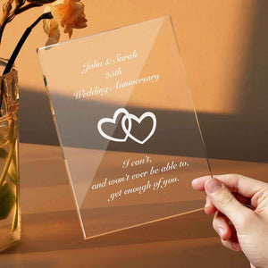 Custom Plaque With Text