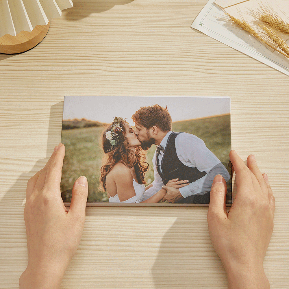 Personalised Video Photo Book With Text | 1GB Memory | Rechargeable Keepsake Gift