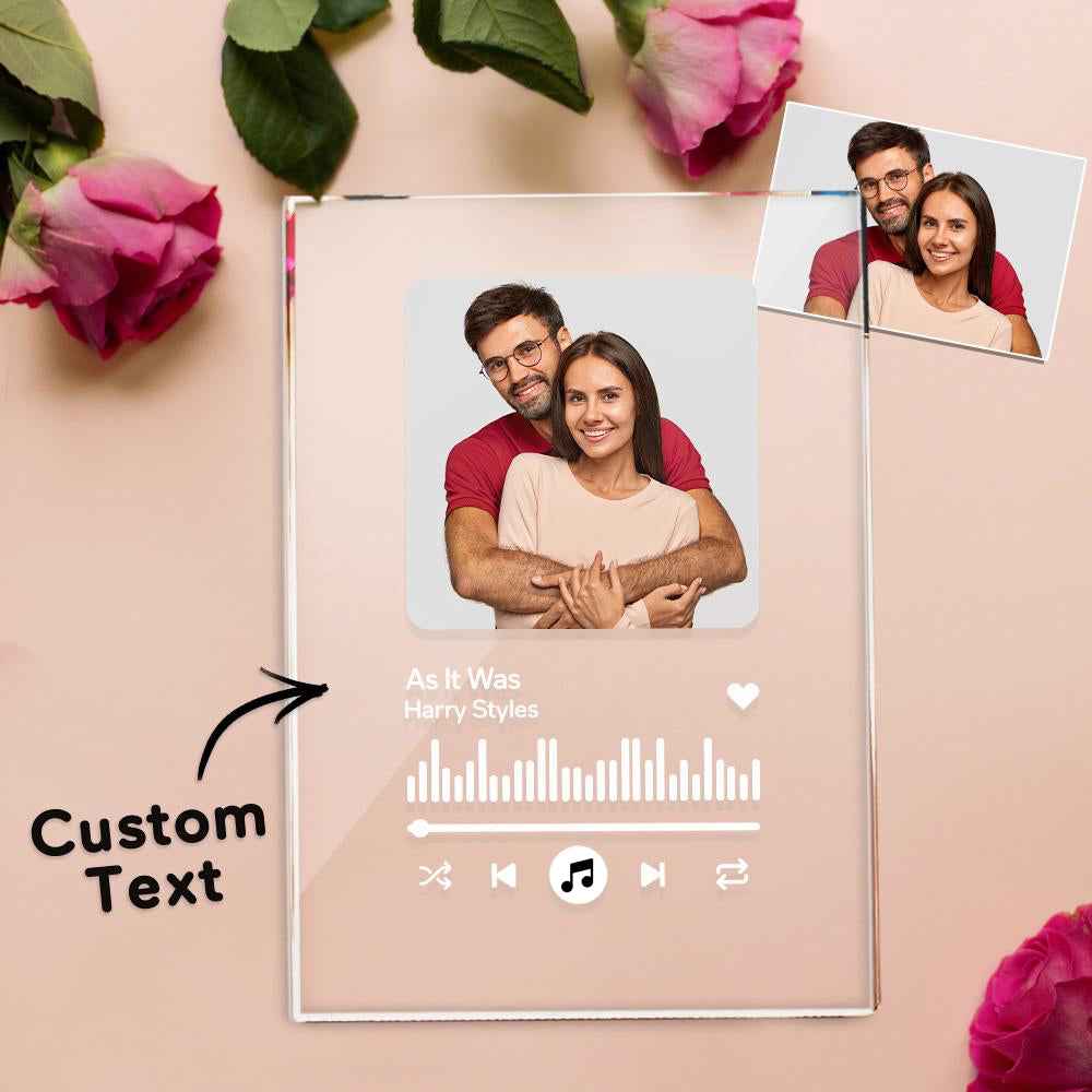 Custom Plaque Memorial Music Plaque Couples Anniversary Gift Love Song Couple Gifts for Him