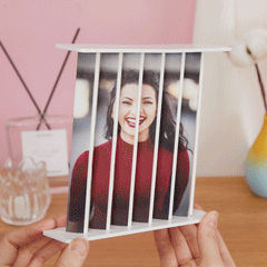 Personalised Illusion Photo Frame - Custom Picture Plaque Gift