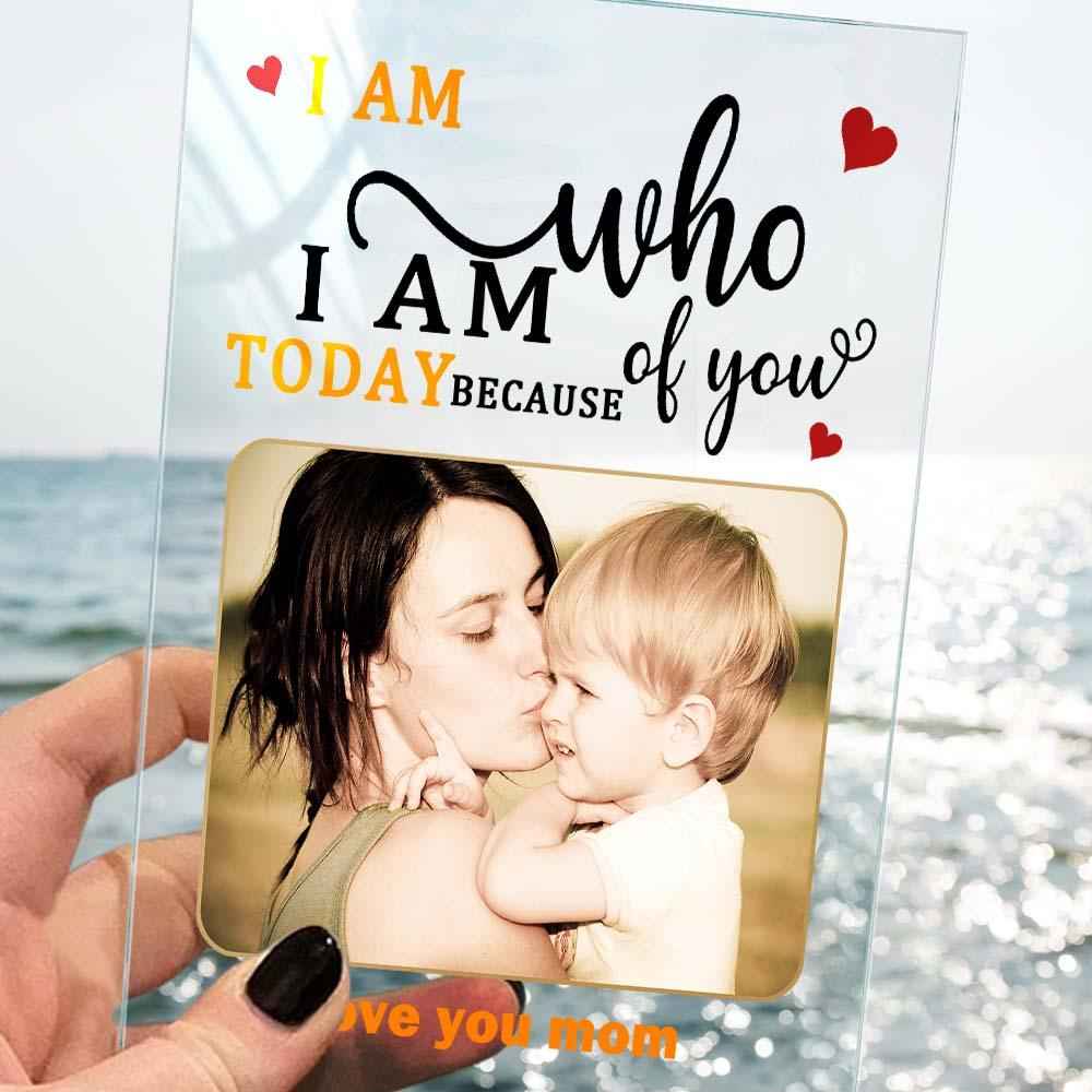 Mother's Day Gift Custom Photo Keychian/Plaque/Night Light For Mom