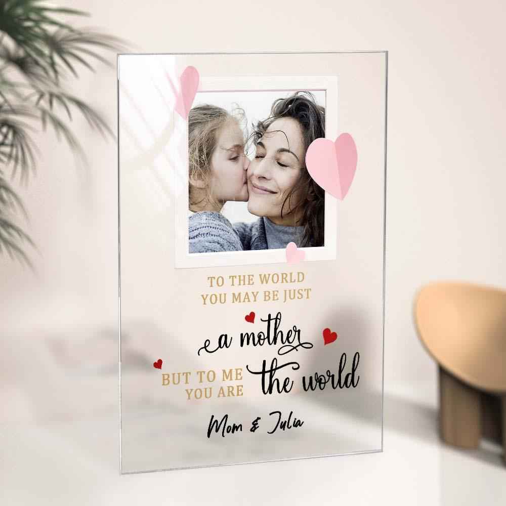 Mother's Day Gift Custom Photo Keychian/Plaque/Night Light For Mom