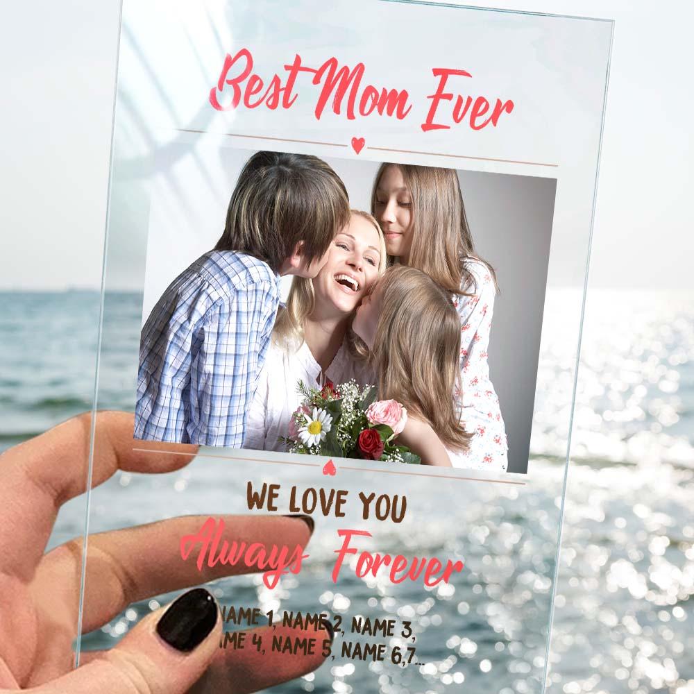 Personalised Mother's Day Gift - Custom Photo Keychain, Plaque & Night Light