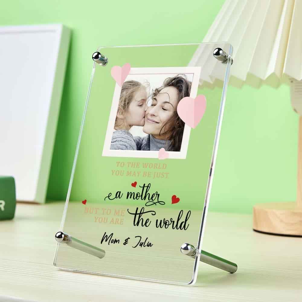 Mother's Day Gift Custom Photo Keychian/Plaque/Night Light For Mom