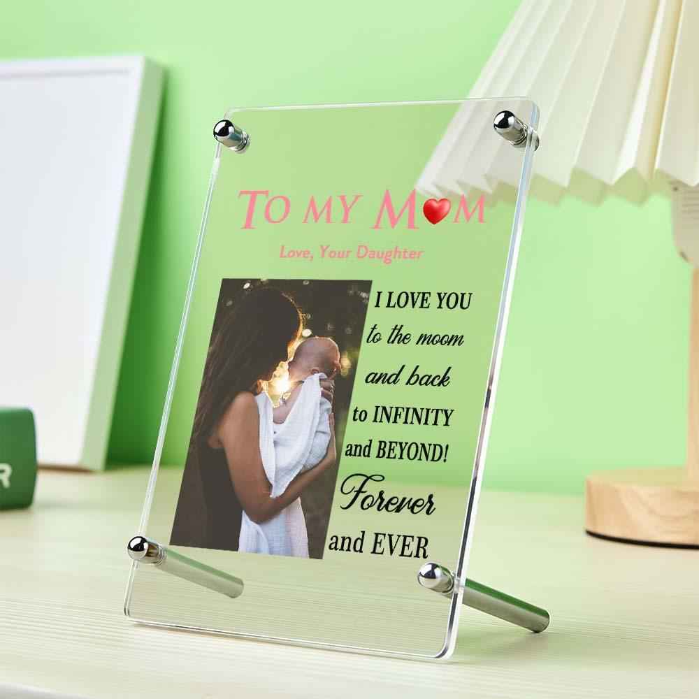 Mother's Day Gift Custom Photo Keychian/Plaque/Night Light For Mom