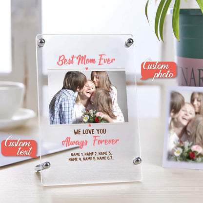 Personalised Mother's Day Gift - Custom Photo Keychain, Plaque & Night Light