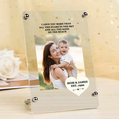 Personalised Mother's Day Gift - Custom Photo Keychain, Plaque & Night Light