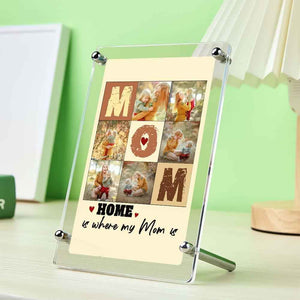 Custom Photo Plaque Gift Mom Collage Plauqe Mother's Day Photo Gift