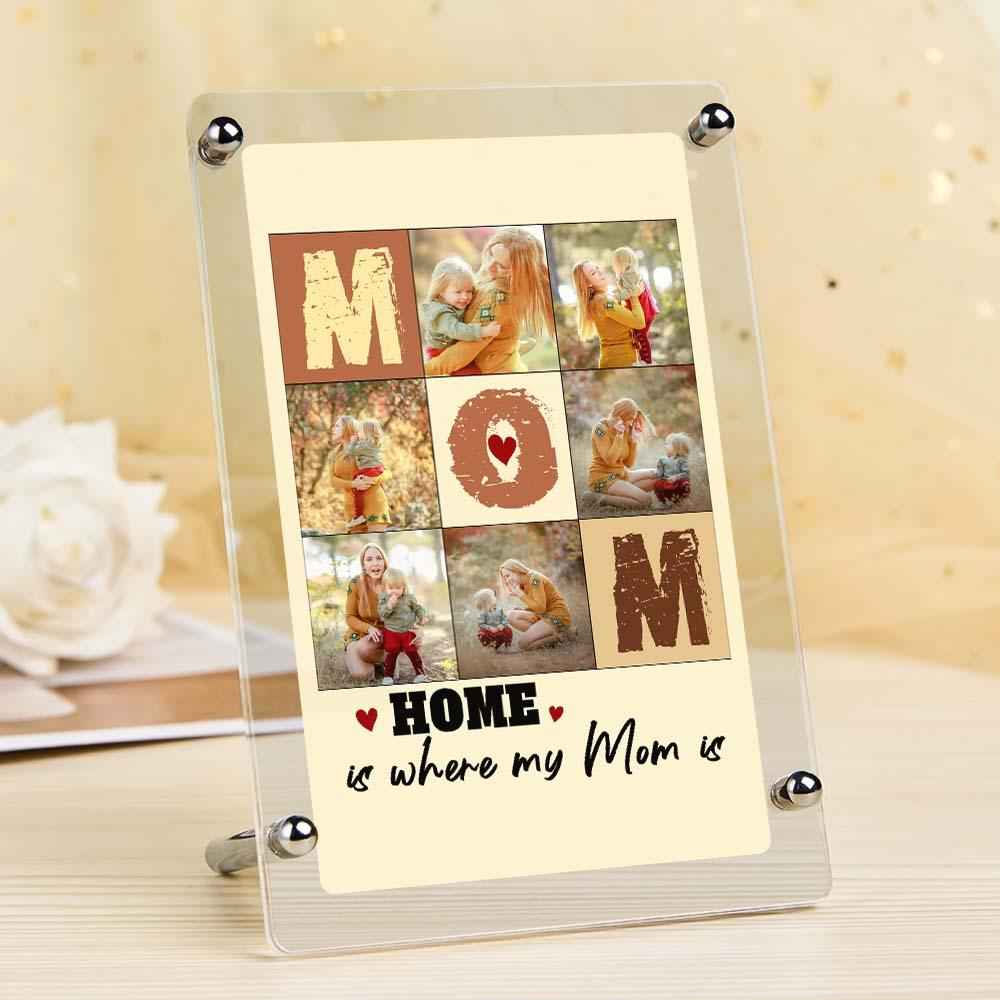 Custom Photo Plaque Gift Mom Collage Plauqe Mother's Day Photo Gift