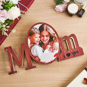 Custom Photo Ornaments Creative Night Light Commemorate Gifts for Mother's Day