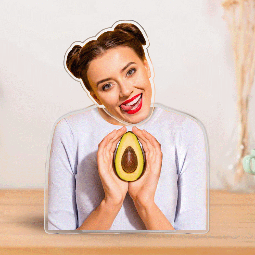 Personalised Shaking Head Photo Ornament | Custom Car Dashboard & Home Decoration Gift