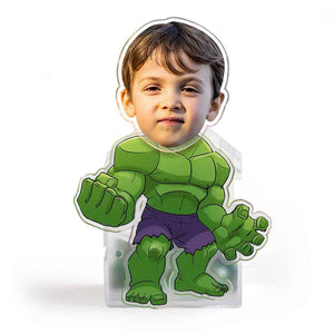 Custom Face Shaking Head Ornament Personalized Hulk Car Dashboard Decoration Home Desktop Ornament