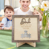 Personalized Dad Puzzle Plaque You Are the Piece That Holds Us Together Father's Day Gift