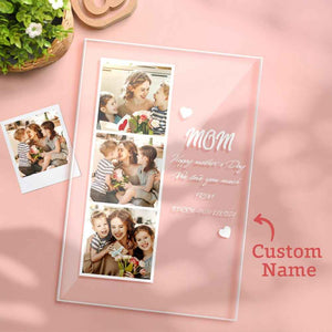 Mother's Day Gift Custom Photo Night Light for Mom Custom Photo and Name