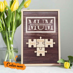 Personalised Mum Puzzle Plaque You Are the Piece That Holds Us Together Gifts for Mum