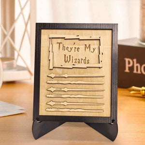 Custom Engraved Ornament Wand Home Decor Sign Gifts for Dad