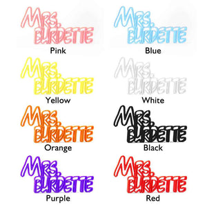 Custom 3D Name Plate Personalized Desk Name Plates Gift for Teacher or Colleague