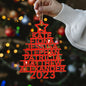 Personalised Christmas Tree Ornaments - Custom Name Wooden Decorations | Holiday Gifts