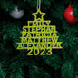 Personalised Christmas Tree Ornaments - Custom Name Wooden Decorations | Holiday Gifts