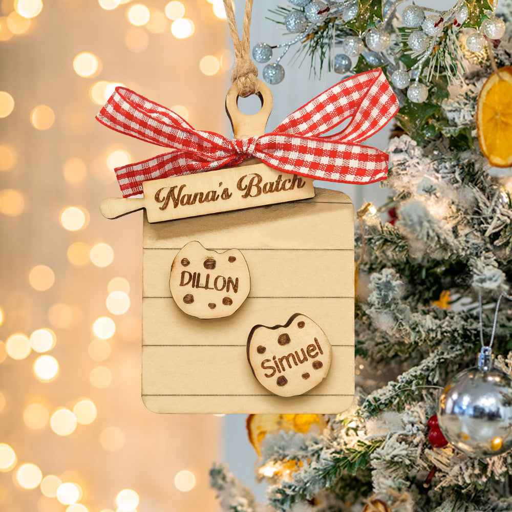 Personalized Family Ornament Custom Family Name Christmas Cookie Ornament Gifts