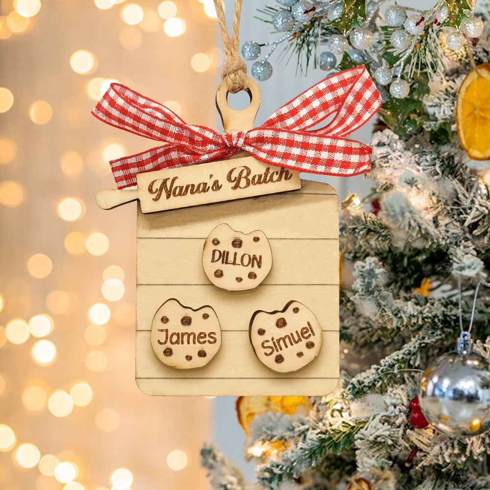 Personalized Family Ornament Custom Family Name Christmas Cookie Ornament Gifts