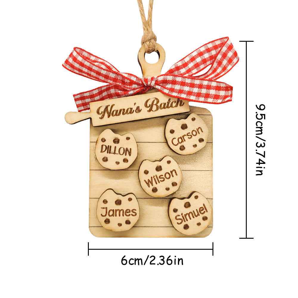 Personalized Family Ornament Custom Family Name Christmas Cookie Ornament Gifts