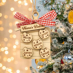 Personalized Family Ornament Custom Family Name Christmas Cookie Ornament Gifts