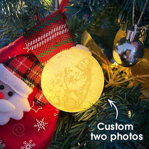 Custom 3D Printed Christmas Ornament Personalized Christmas Tree Ornament Ball