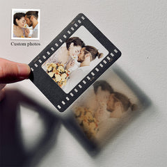 Custom Photo Projection Ornament - Personalised Light & Shadow Keepsake