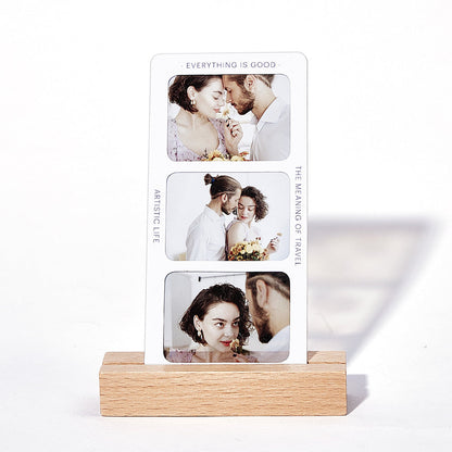 Custom Photo Projection Ornament - Personalised Light & Shadow Keepsake