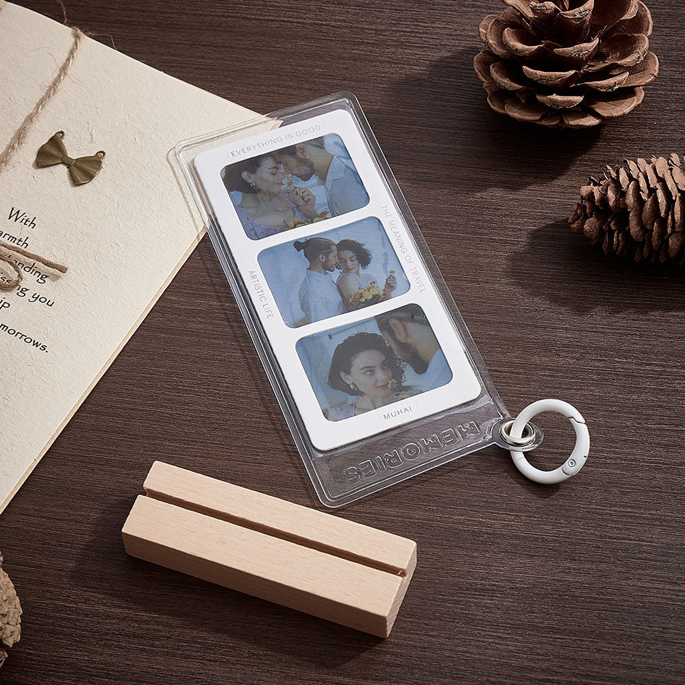 Custom Photo Projection Ornament - Personalised Light & Shadow Keepsake