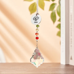 Custom Rainbow Suncatcher Pet Memorial | Personalised Crystal Rainbow Bridge Gift
