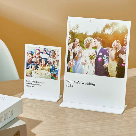 Personalised Photo Plaque Acrylic Photo Plaque Home Decor for Anniversary Birthday Gifts