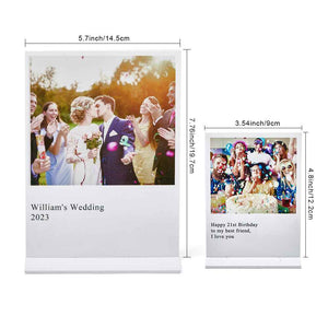 Personalised Photo Plaque Acrylic Photo Plaque Home Decor for Anniversary Birthday Gifts
