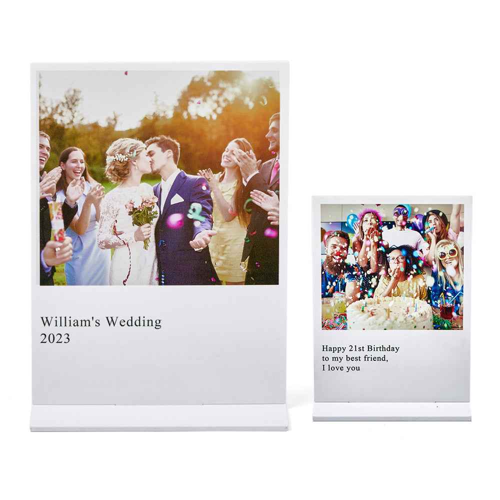 Personalised Photo Plaque Acrylic Photo Plaque Home Decor for Anniversary Birthday Gifts