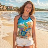 Personalized Tank Top Mama's Beach Buddies Summer Beach Tank Top Birthday Gift for Family