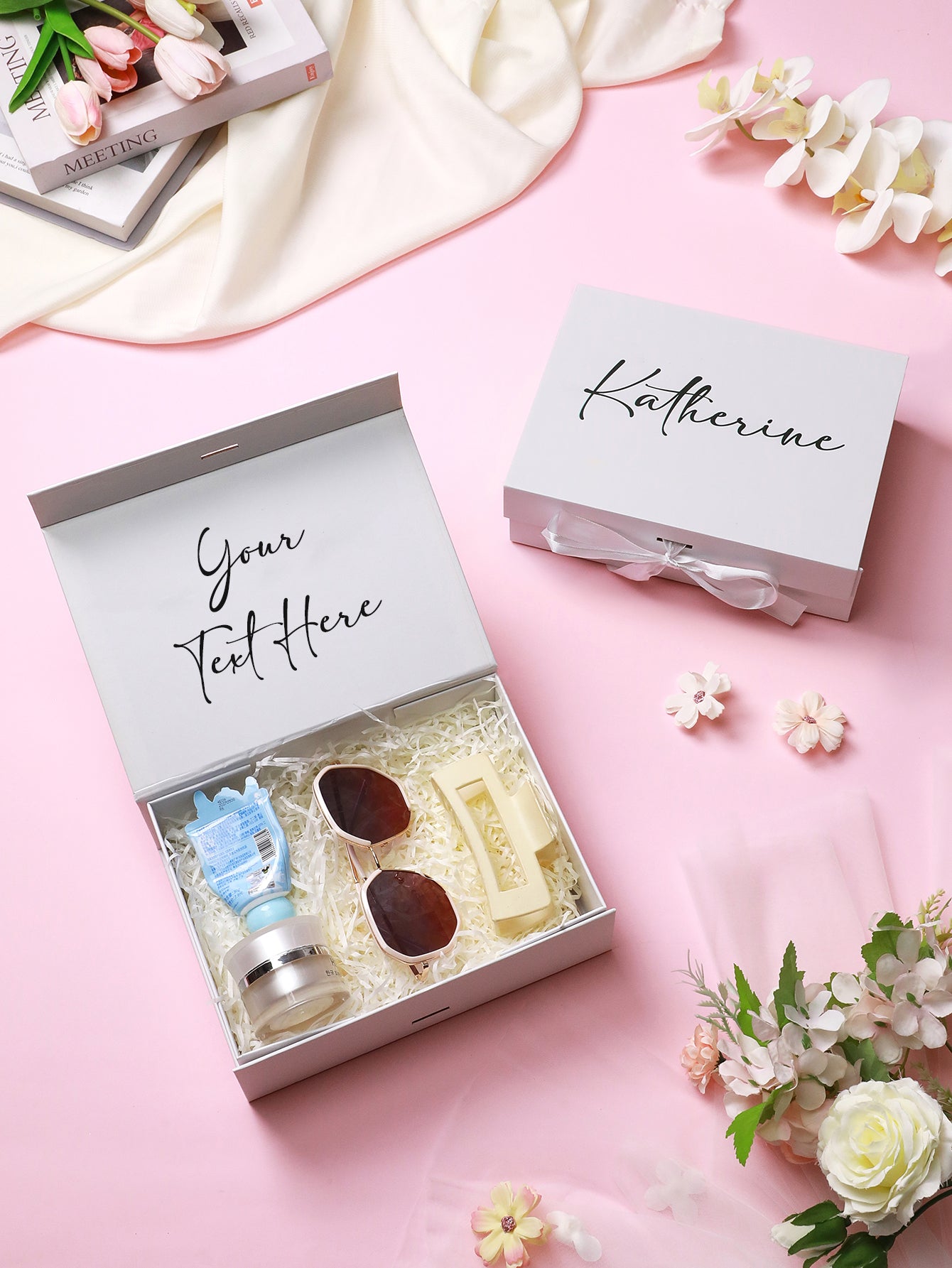 Personalised Bridesmaid Proposal Gift Box - Custom Empty Gift Box for Wedding Party