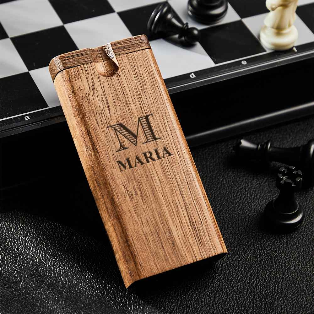 Personalized Wooden Box Wooden Dugout One Hitter Mini Portable Storage Box Christmas Gift
