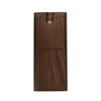 Personalised Name Wooden Dugout Box with One Hitter & Cleaning Tool | Custom Gift for Men