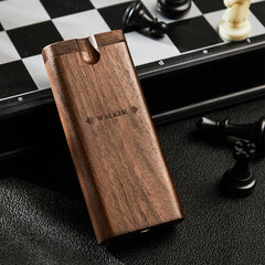 Personalised Name Wooden Dugout Box with One Hitter & Cleaning Tool | Custom Gift for Men